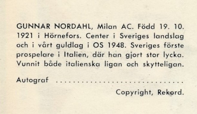 Gunnar Nordahl b